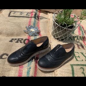Nine West Zacker Oxford Loafers Black Size 8